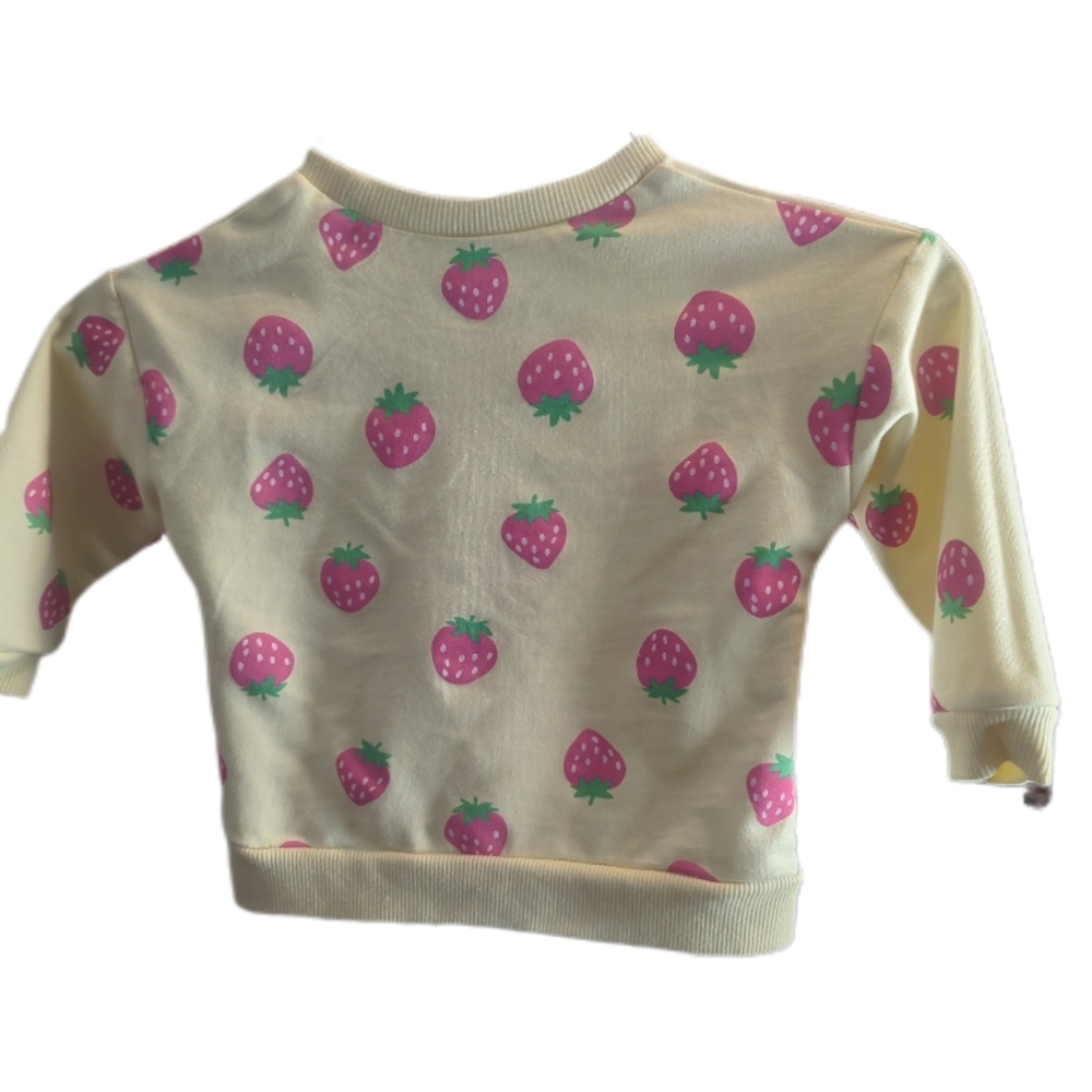 Strawberry Print Kids Top